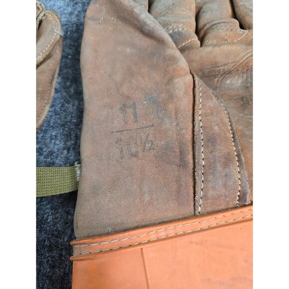 Salisbury Leather Protector Gloves Import Cowhide 14'' Length Prod No 1158 - Picture 6 of 7
